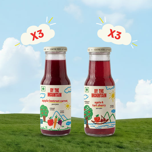 Air Defense Pack 6 bottles — 3 Apple Beetroot Carrot + 3 Apple Tart Cherry