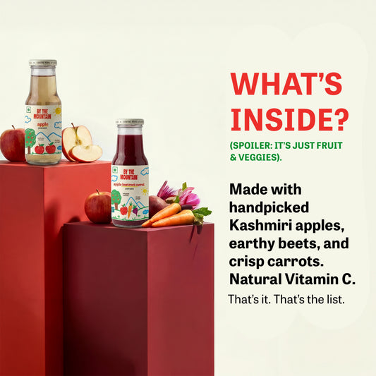 Detox Pack 6 bottles — 3 Apple Beetroot Carrot + 3 Pure Apple