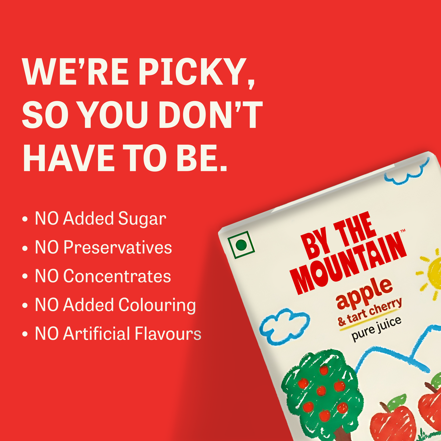 Pure Apple & Tart Cherry Juice Bag in Box