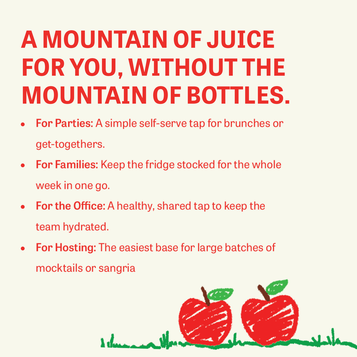 Pure Apple & Tart Cherry Juice Bag in Box