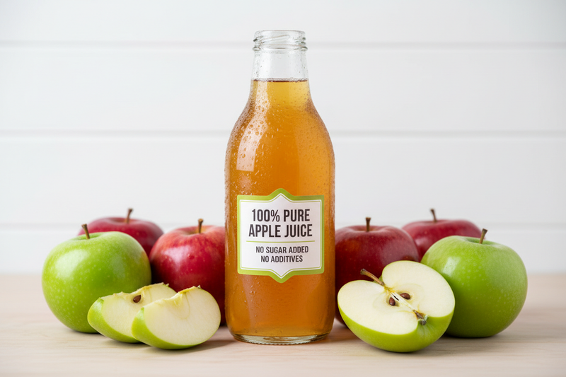 Image of Pure 100% real apple juice no sugar or adultration.