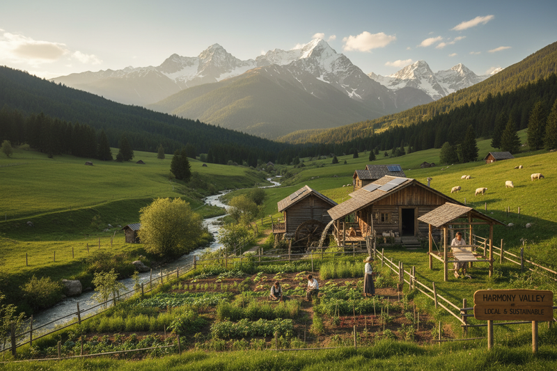 Image reference for this text We source locally and keep our footprint small because we want the mountains to stay exactly as they are.